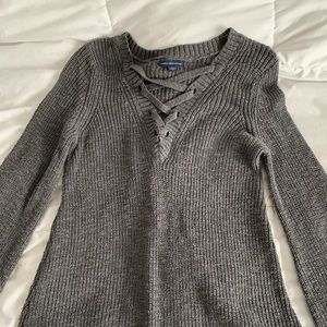 Gray American Eagle Sweater